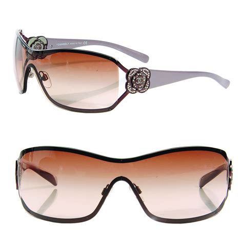 chanel swarovski glasses|CHANEL Swarovski Crystal Camellia CC Sunglasses 4164.